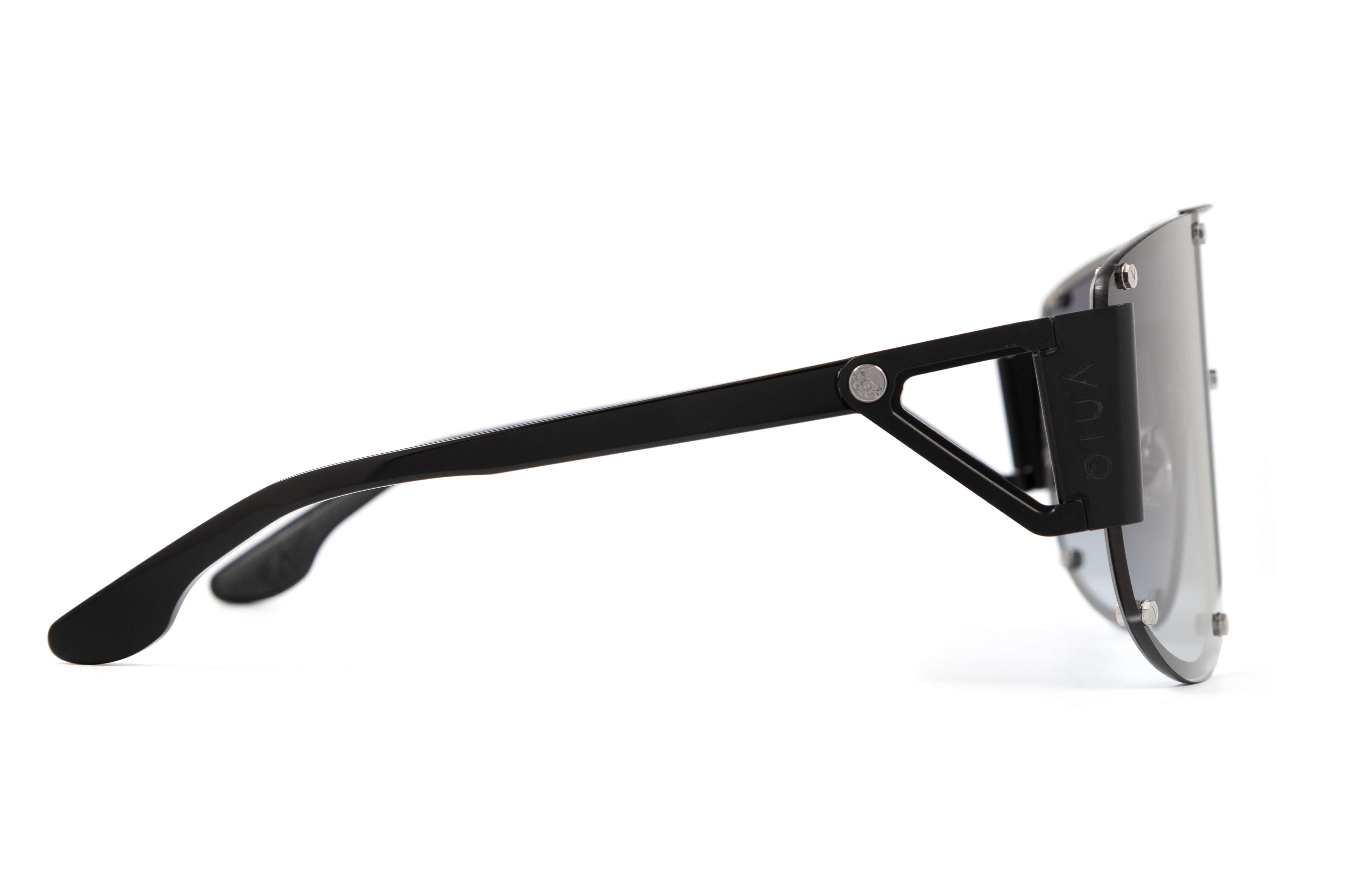 Women's Plastic Square Shield Sunglasses - A New Day™ Black : Target